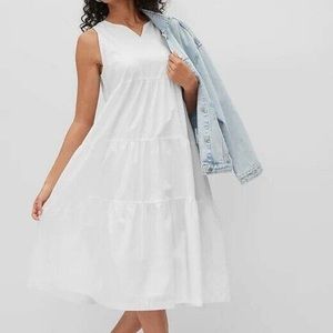 Banana Republic white dress